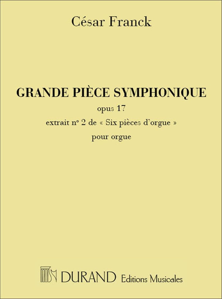 Grande Piece Symphonique Orgue